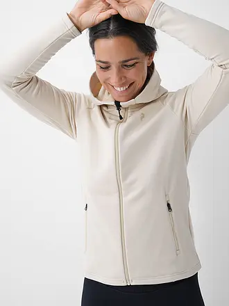 PEAK PERFORMANCE | Damen Kapuzenjacke Ride Essentials | creme